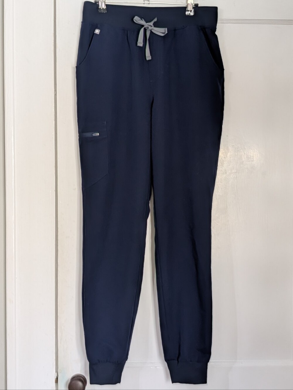 FIGS Zamora Jogger Scrub Pants Women’s Sz M/ Tall Navy High Waisted Nursing